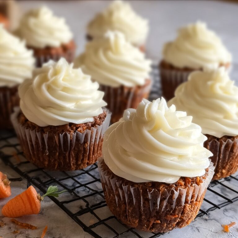 Carrot Cake Cupcakes with Cream Cheese Frosting Recipe