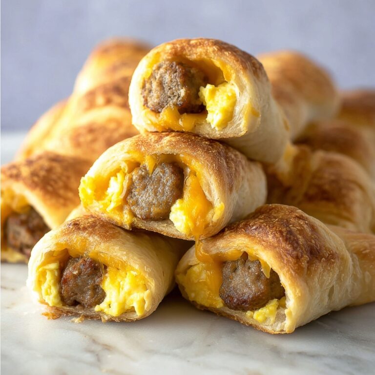 Sausage-Egg-and-Cheese Breakfast Roll-Ups Recipe