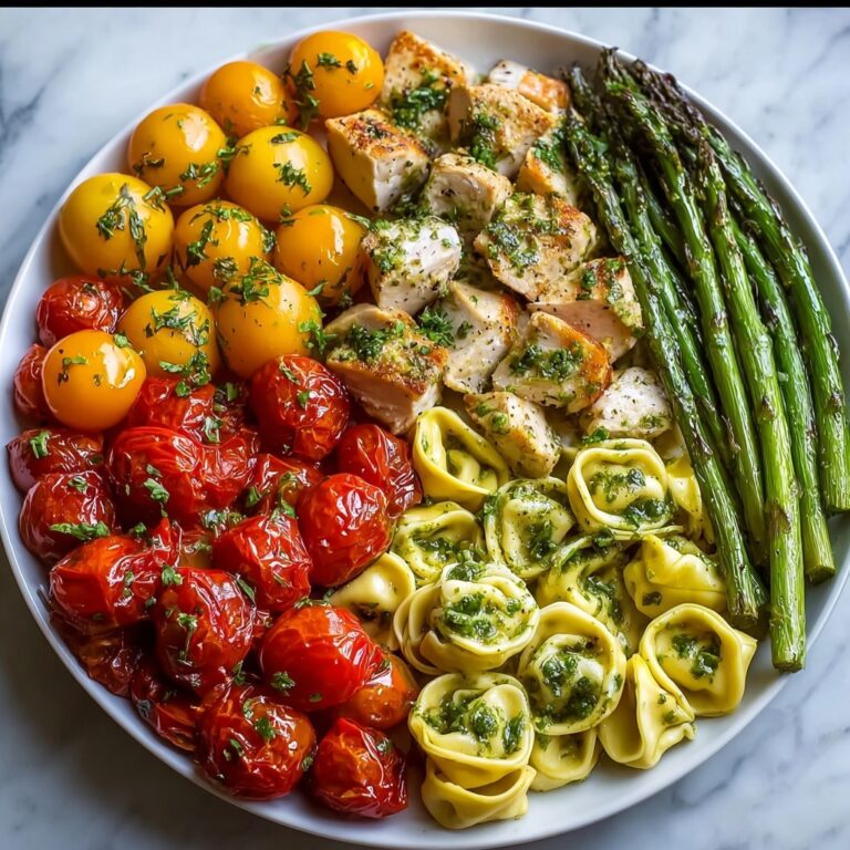Pesto Chicken Tortellini and Veggies Recipe