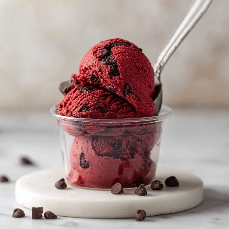 Edible Red Velvet Cookie Dough: A Deliciously Safe Treat to Satisfy Your Cravings Recipe