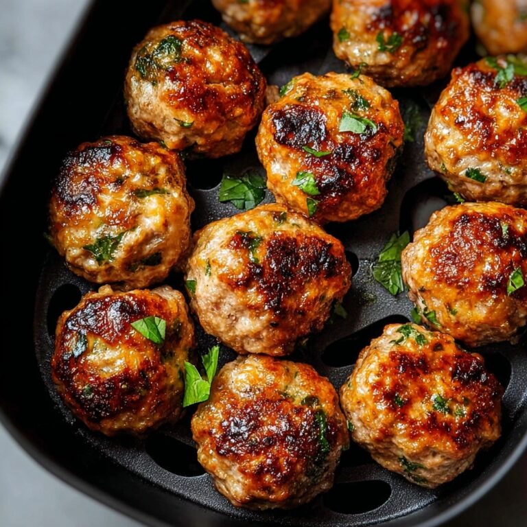 Air Fryer Turkey Meatballs Recipe