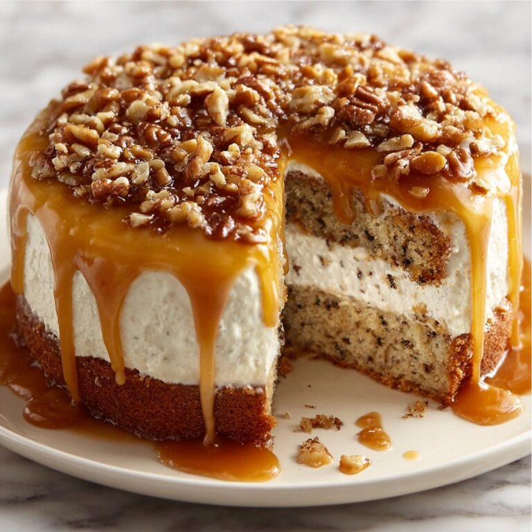 Caramel Crunch Cake Recipe