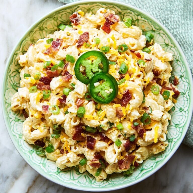 Cheesy Jalapeño Popper Pasta Salad Recipe