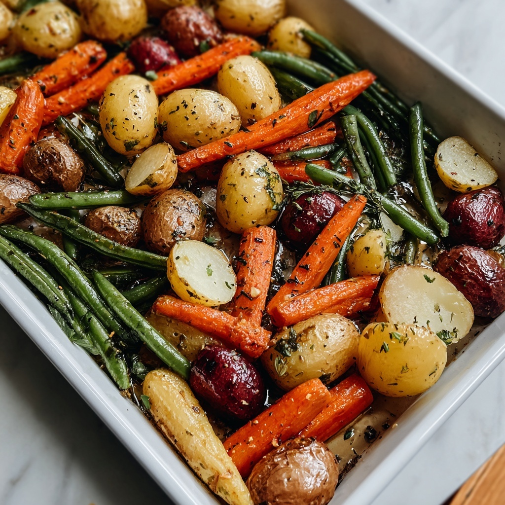 Garlic Herb Roasted Veggies Recipe - Recipe Image