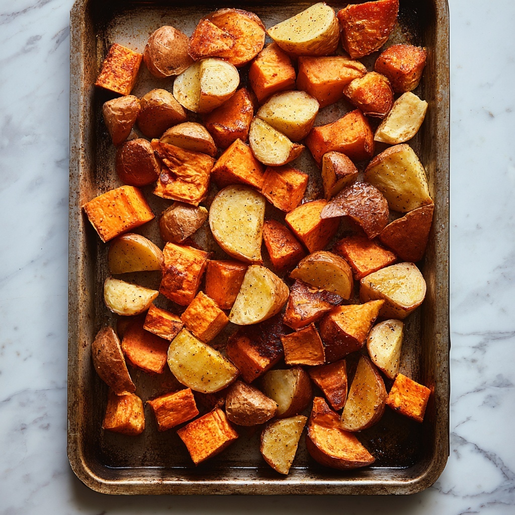 Roasted Apple Cinnamon Sweet Potatoes Recipe - Recipe Image