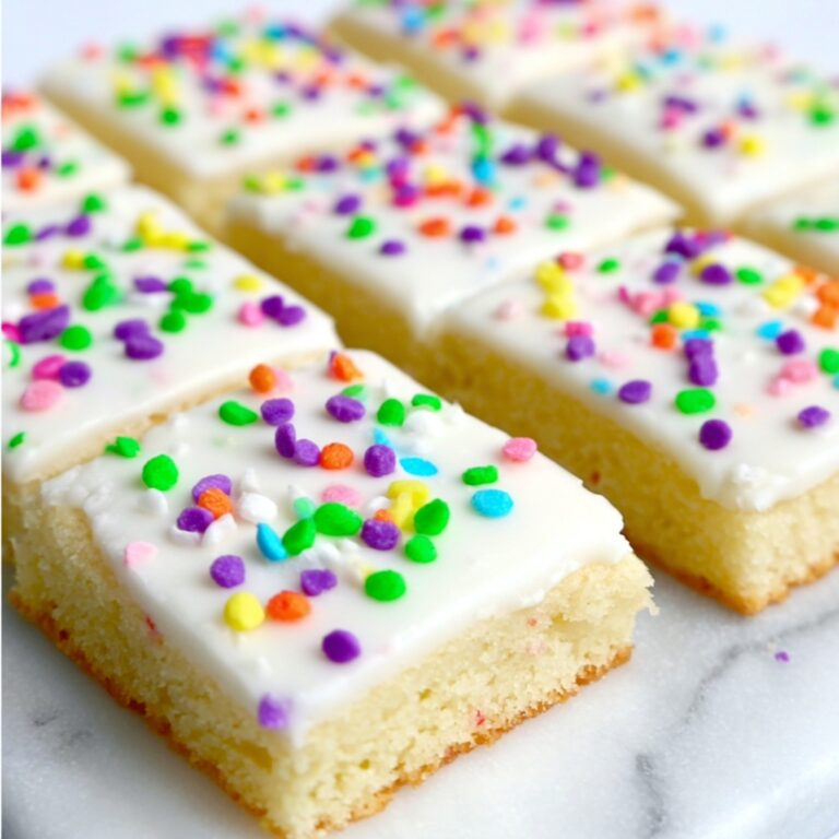 Vanilla Bean Sugar Cookie Bars with Vanilla Bean Frosting Recipe