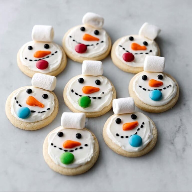 Melted Snowman Cookies Recipe