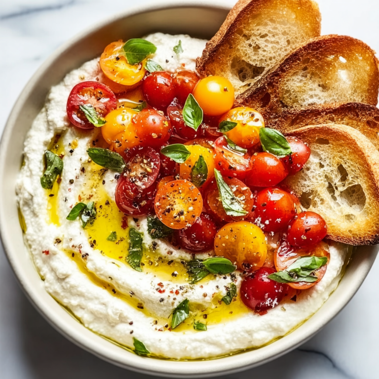 Whipped Feta Bruschetta Dip Recipe
