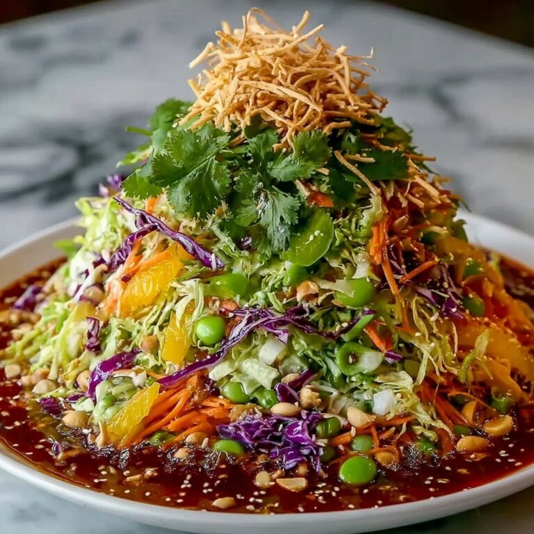 Crunchy Asian Cabbage Slaw with Addictive Sesame Dressing Recipe
