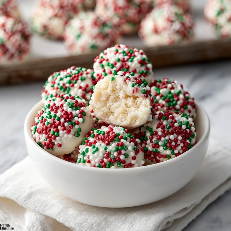 Christmas Sugar Cookie Truffles Recipe