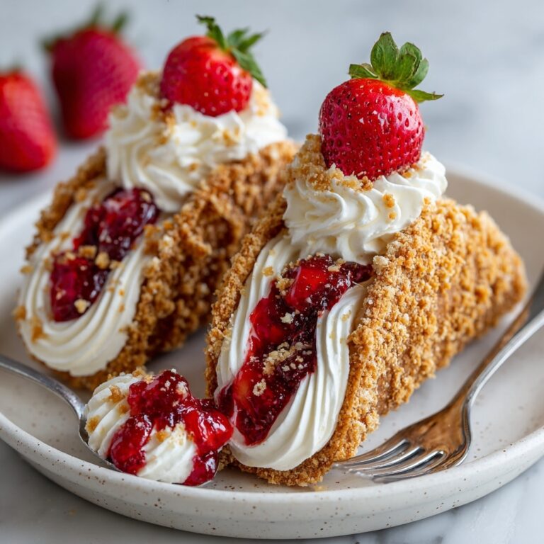 Strawberry Crunch Cheesecake Tacos Recipe
