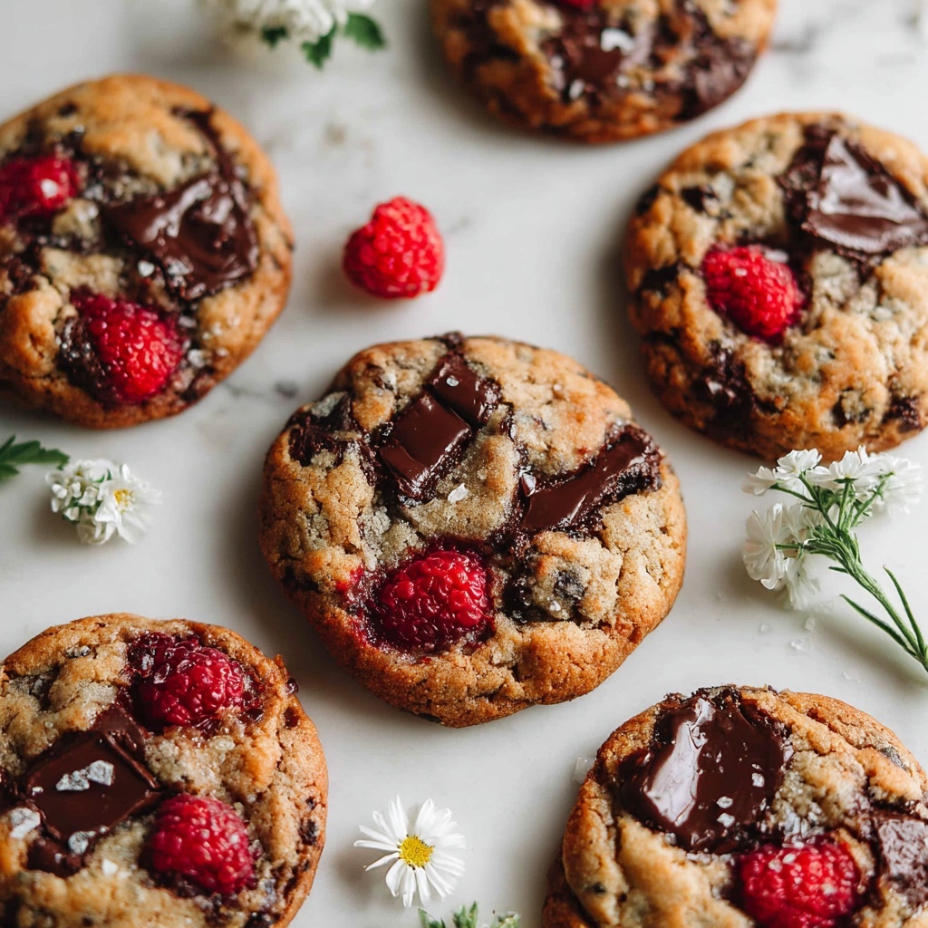 Raspberry Chocolate Chip Cookies Recipe - Recipe Image