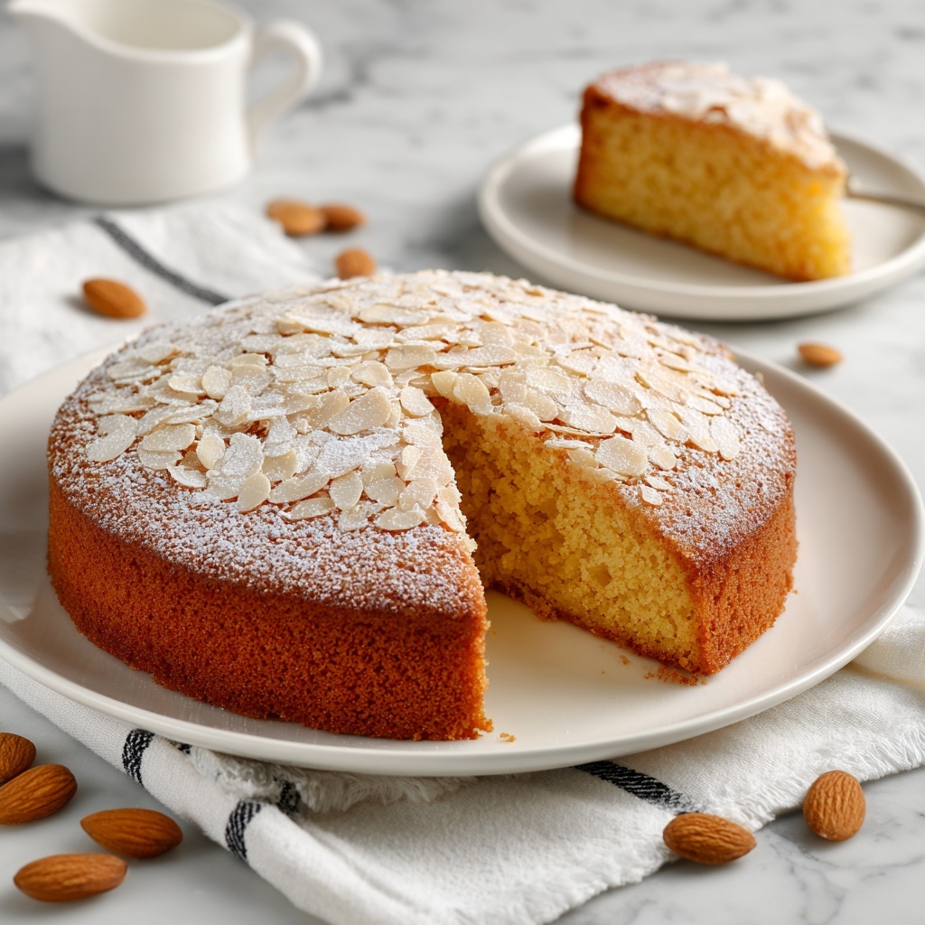 Almond Cake Recipe - Recipe Image