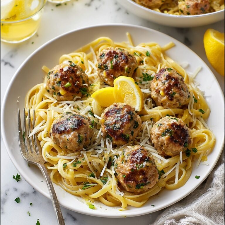 Chicken Piccata Meatballs Recipe