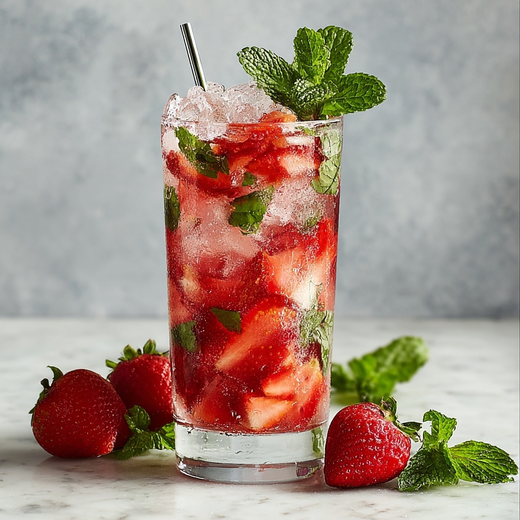 Strawberry Mojito Recipe - Recipe Image