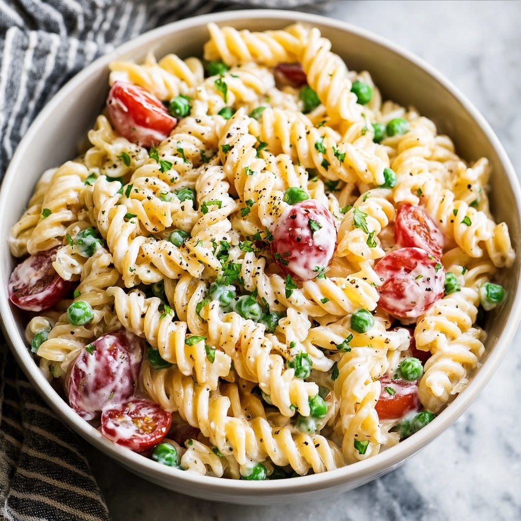 Creamy Pasta Salad Recipe - Recipe Image