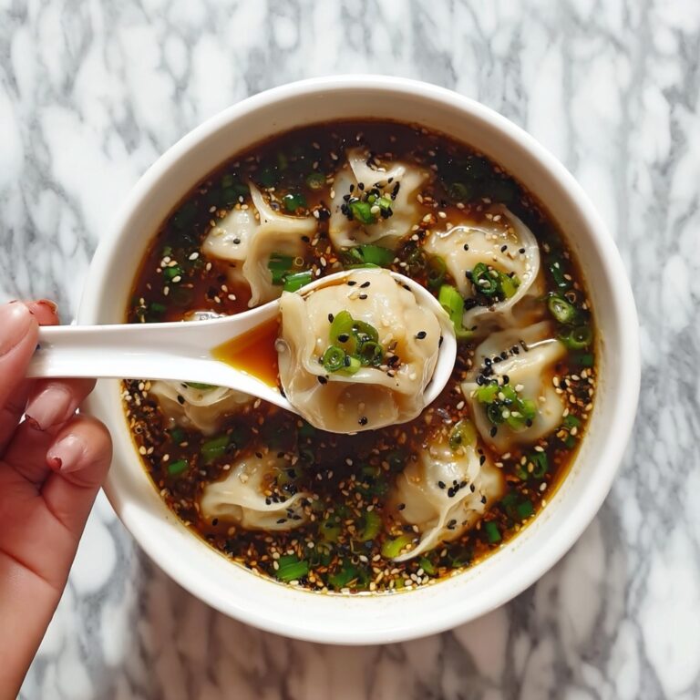 Instant Pot Spicy Dumpling Soup Recipe