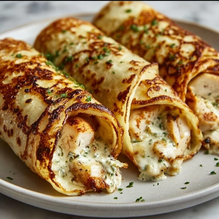 Cheesy Chicken Garlic Wraps Recipe