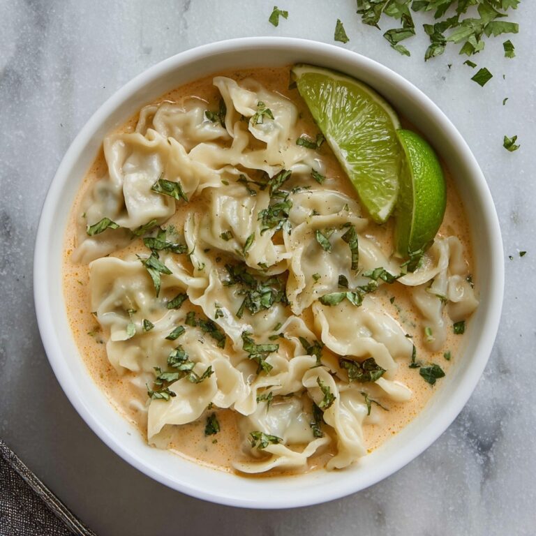 Thai Red Curry Dumpling Soup Recipe