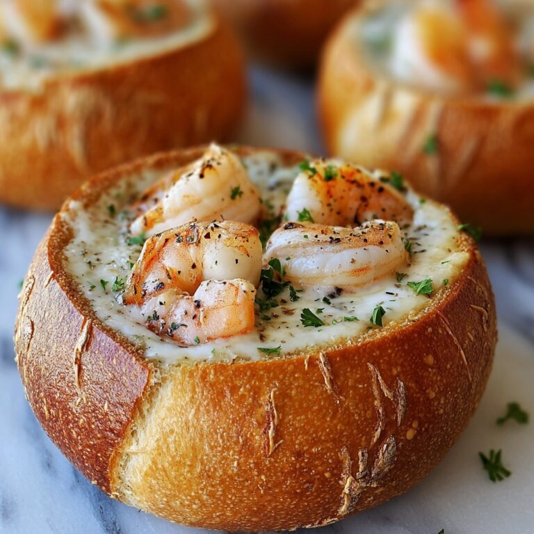 Stuffed Seafood Bread Bowl Recipe