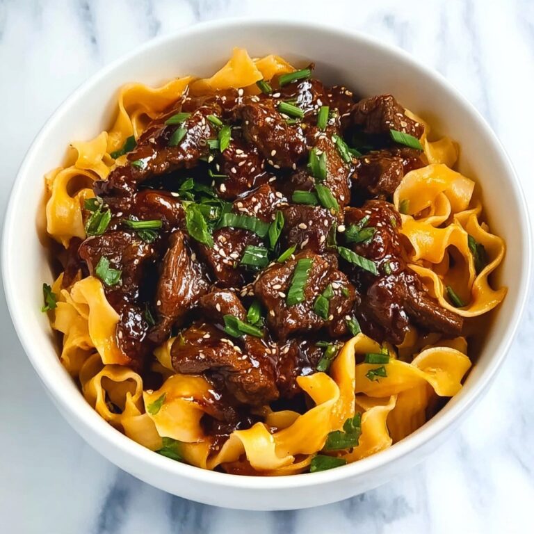 Slow Cooker Korean Beef Noodles Recipe