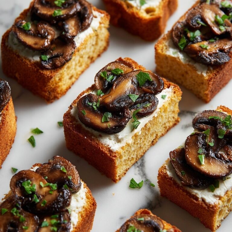 Mushroom and Gruyère Crostini Recipe