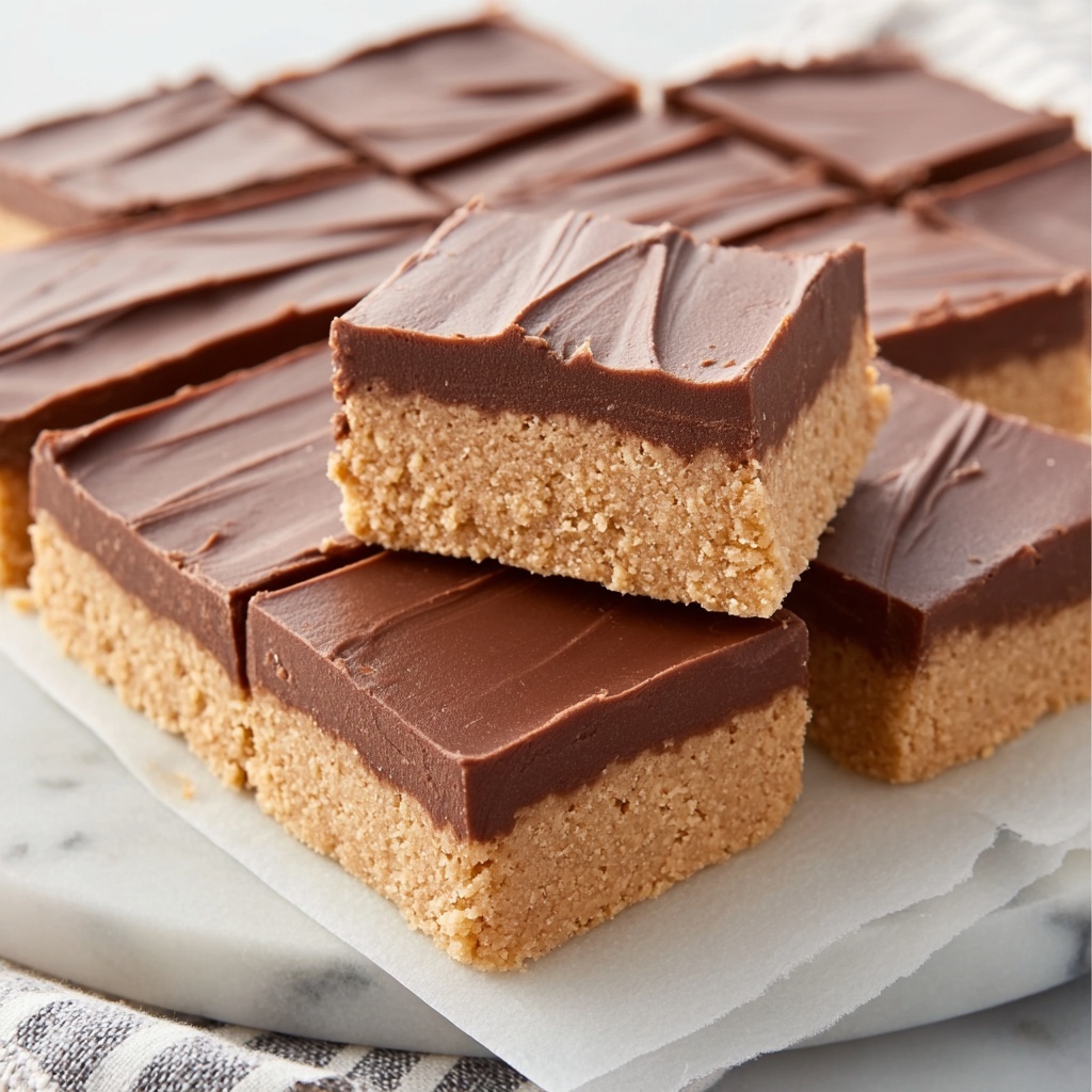 No-Bake Easter Peanut Butter Bars Recipe - Recipe Image