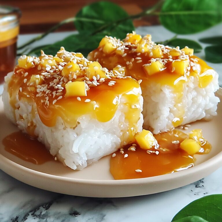 Sweet Mango Sticky Rice Rolls Recipe