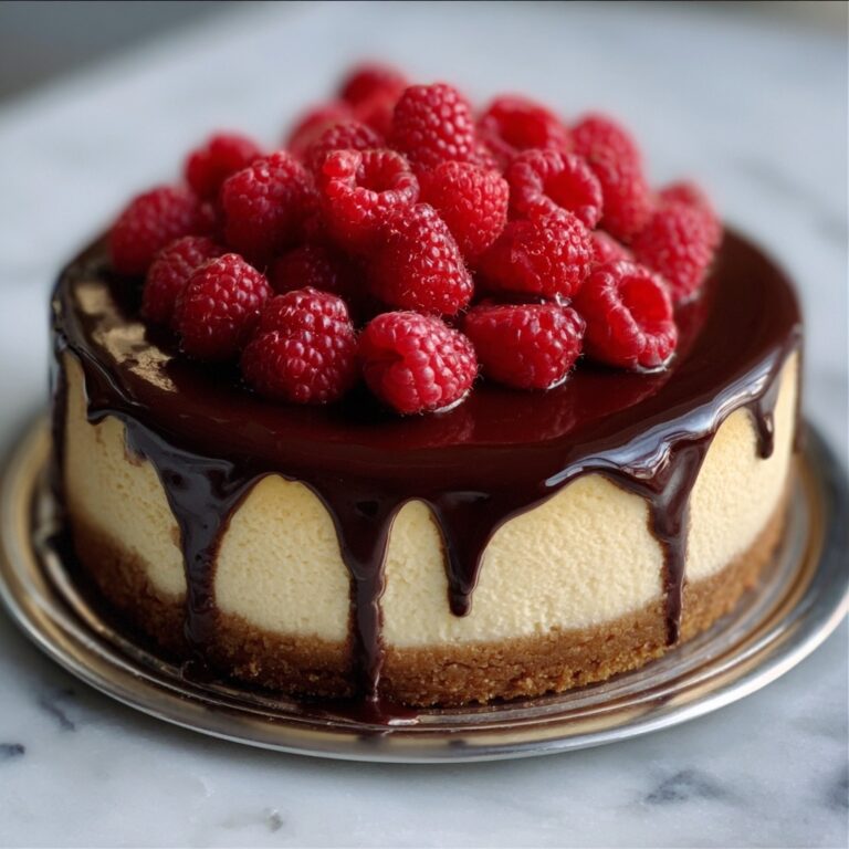 Chocolate Ganache Cheesecake Recipe