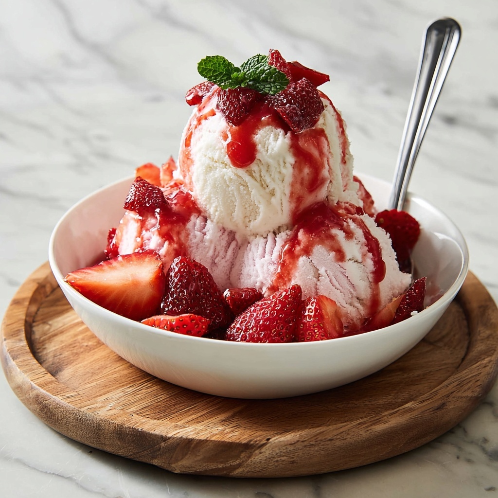 Strawberry Bingsu Recipe - Recipe Image