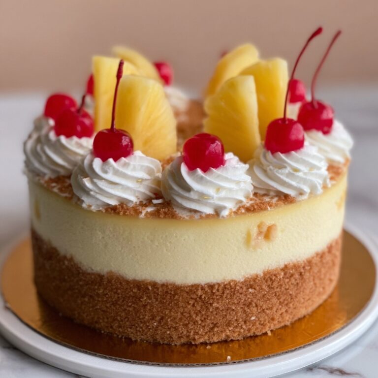Pineapple Right-Side-Up Cheesecake Recipe