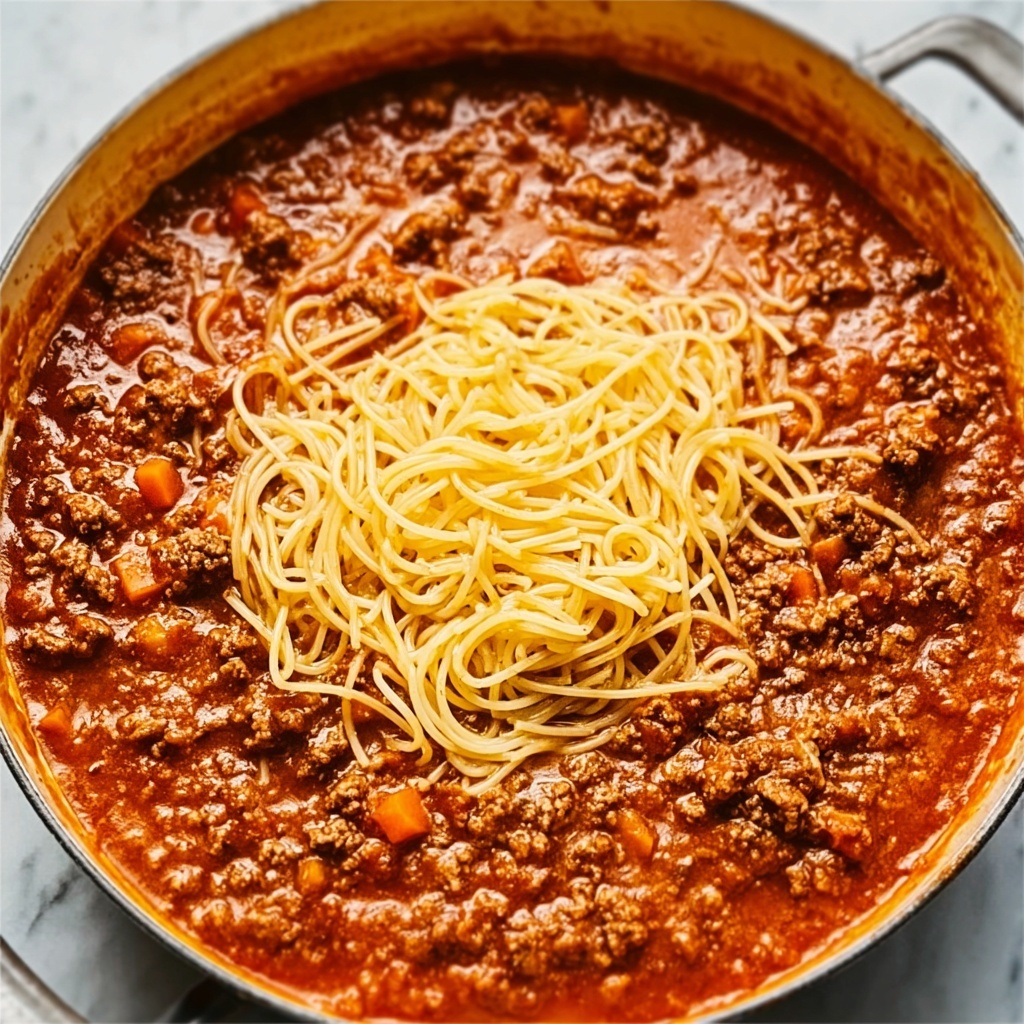 Slow Cooker Church Supper Spaghetti Recipe - Recipe Image