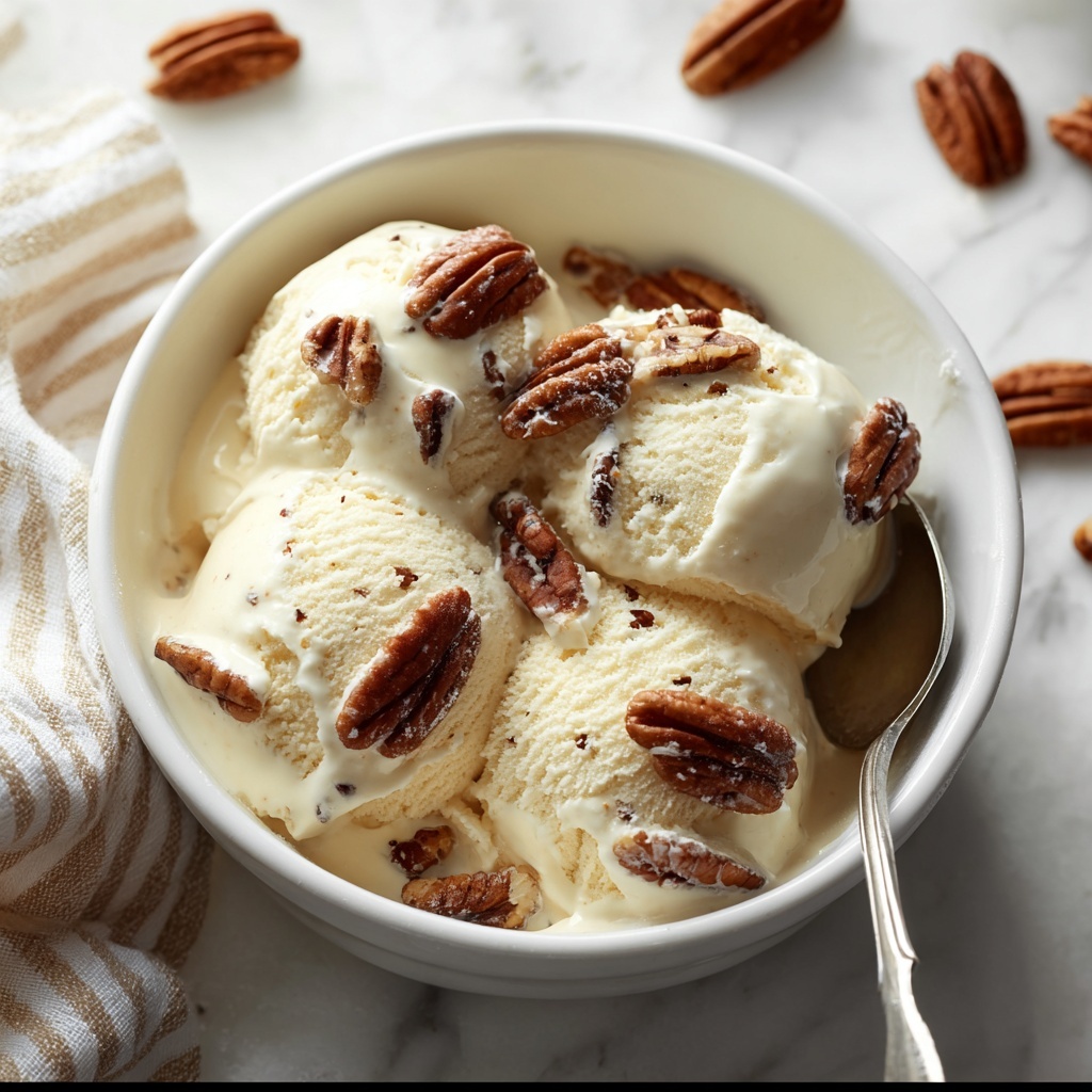 Homemade Butter Pecan Ice Cream Recipe - Recipe Image