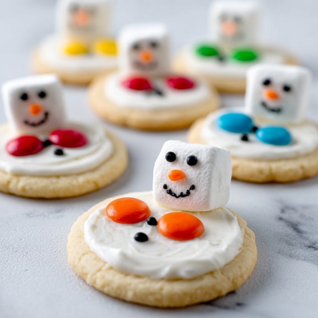 Melted Snowman Cookies Recipe - Recipe Image