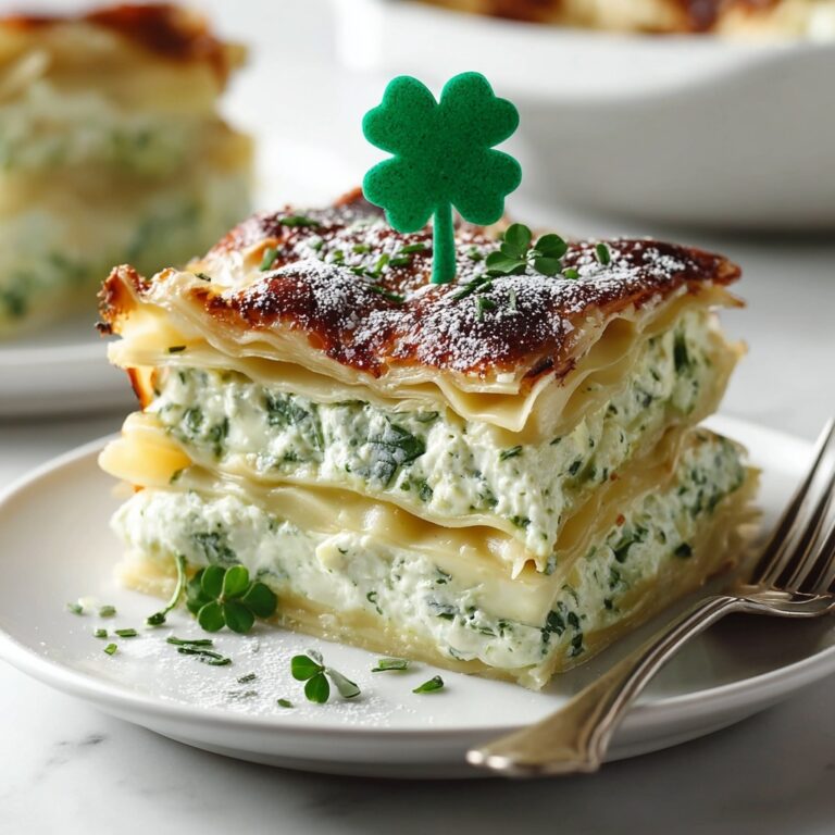 St. Patrick’s Day Shamrock Lasagna Dessert Recipe
