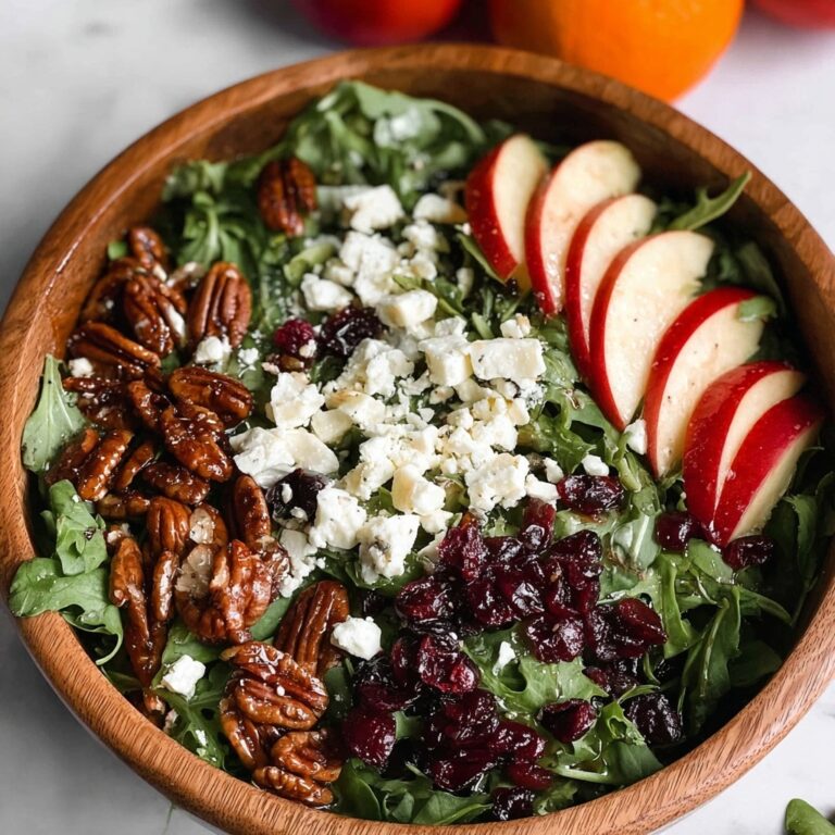 Christmas Salad with Apples, Cranberries, and Goat Cheese Recipe