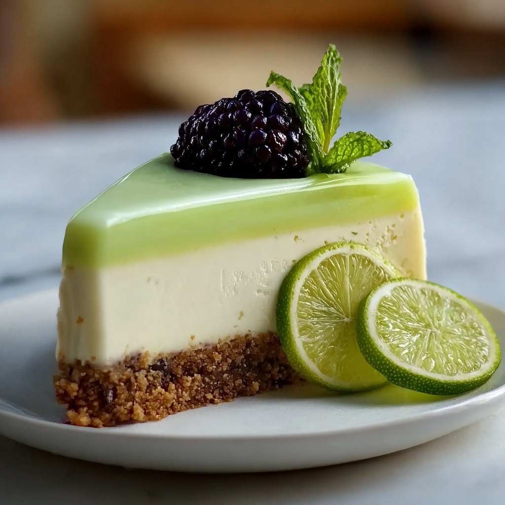 Refreshing Lime Mousse Cheesecake Recipe - Recipe Image