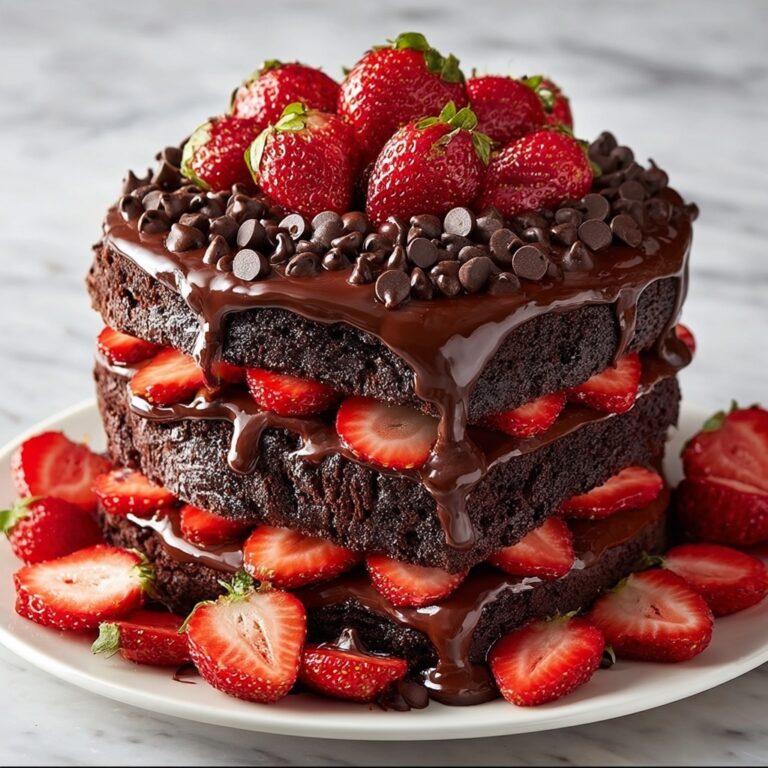 Chocolate Covered Strawberry Cake Recipe