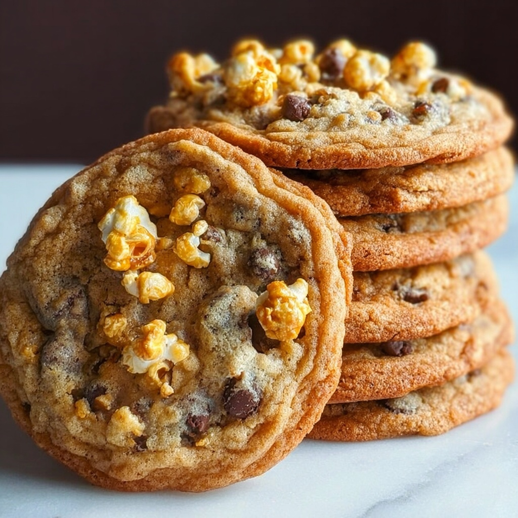 Caramel Corn Chocolate Chip Cookies Recipe - Recipe Image