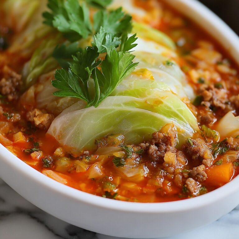 Low Carb Unstuffed Cabbage Casserole Recipe