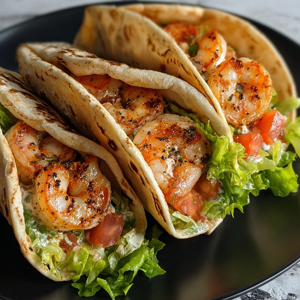 Grilled Shrimp Caesar Wraps Recipe - Recipe Image