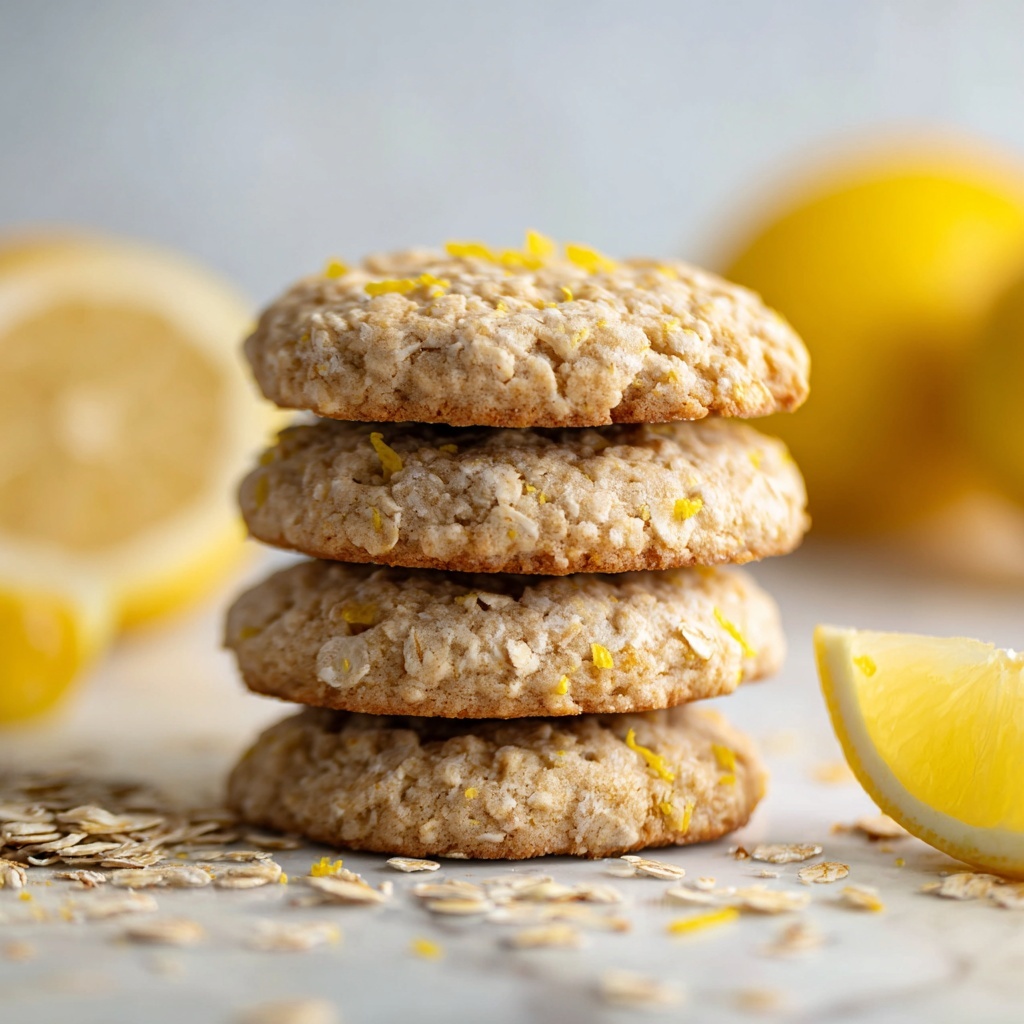Lemon Oatmeal No-Bake Cookies Recipe - Recipe Image