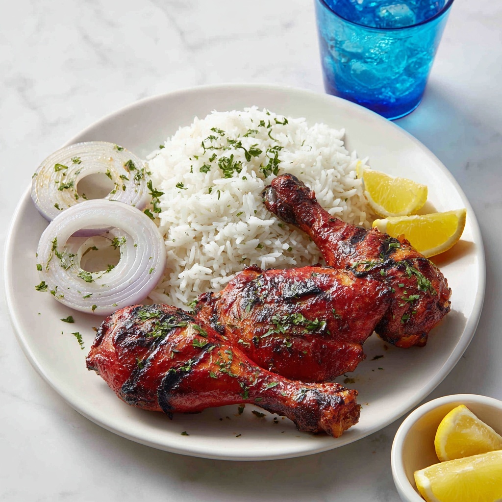Tandoori Chicken Over Rice Recipe - Recipe Image