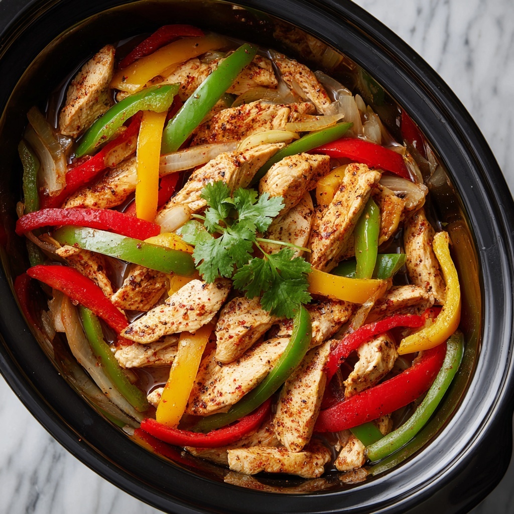Crockpot Chicken Fajitas Recipe - Recipe Image