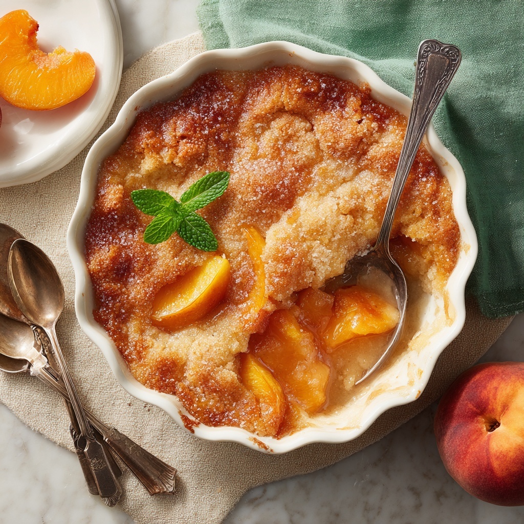 Southern Peach Cobbler Recipe - Recipe Image