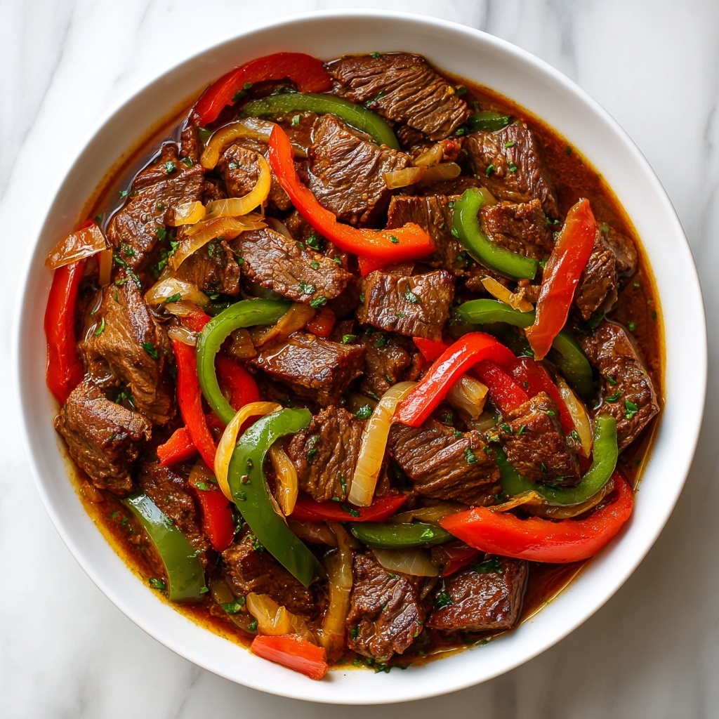 Pepper Steak Stir Fry Recipe - Recipe Image