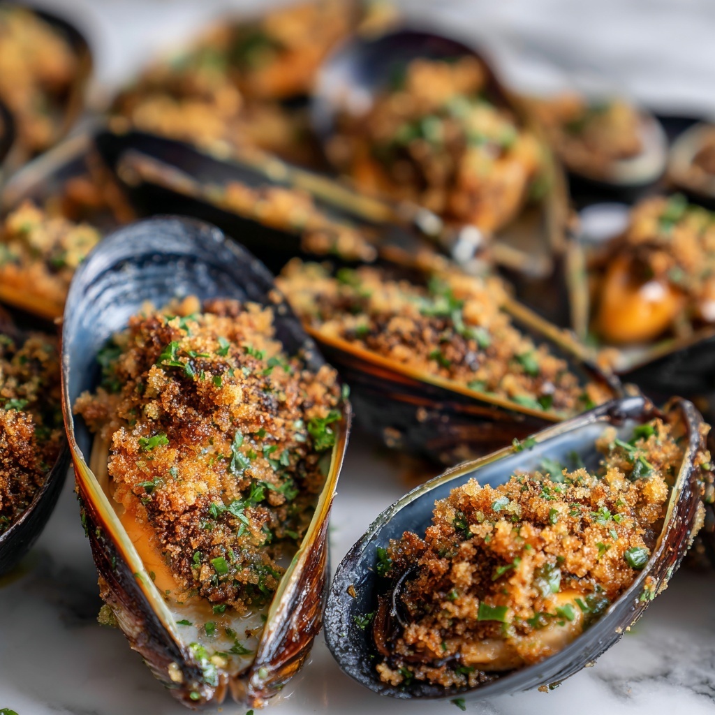 Corsican Stuffed Mussels Recipe - Recipe Image