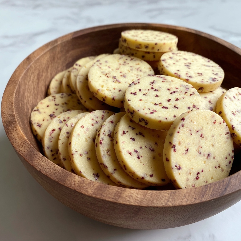 Orange Cranberry Shortbread Cookies Recipe - Recipe Image