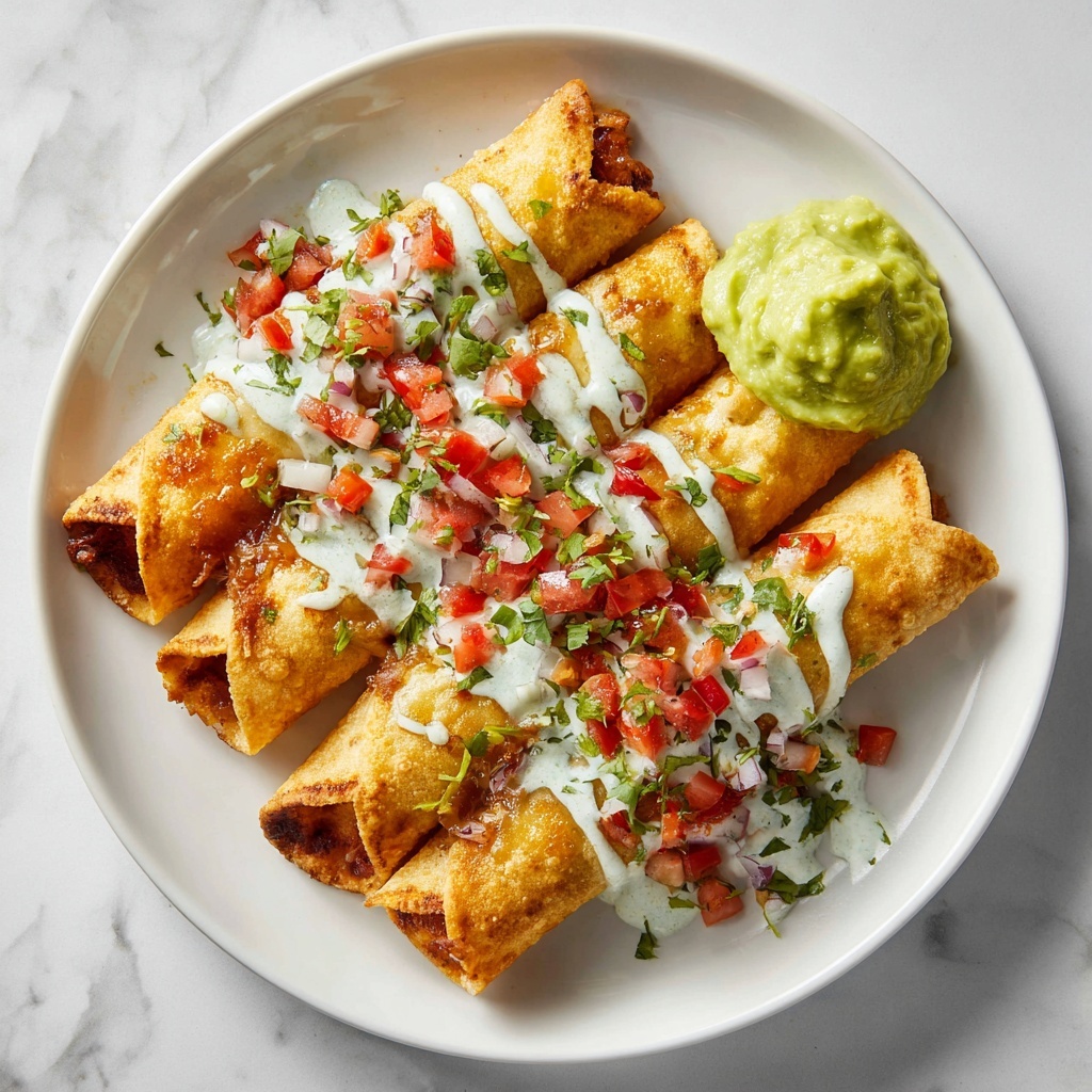 Crispy Chipotle Black Bean Taquitos Recipe - Recipe Image