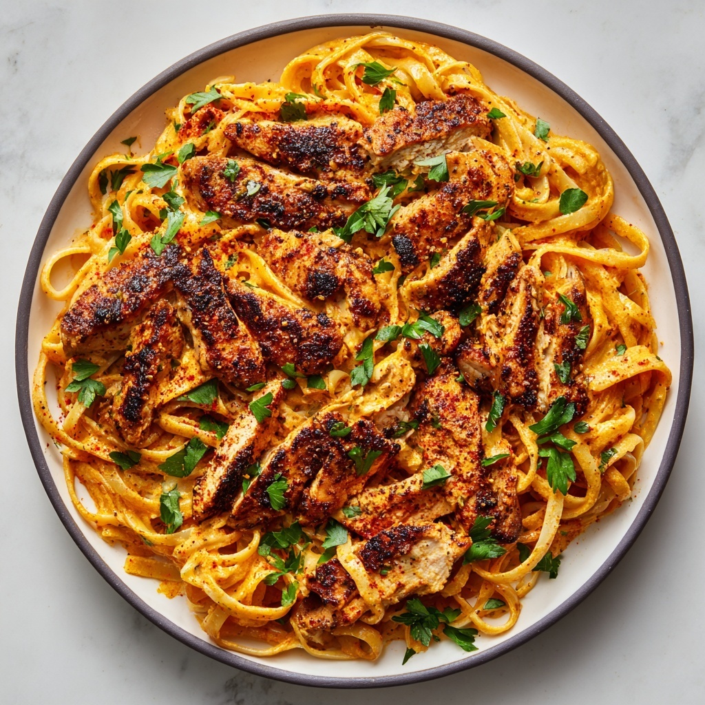 Cowboy Butter Chicken Linguine Recipe - Recipe Image